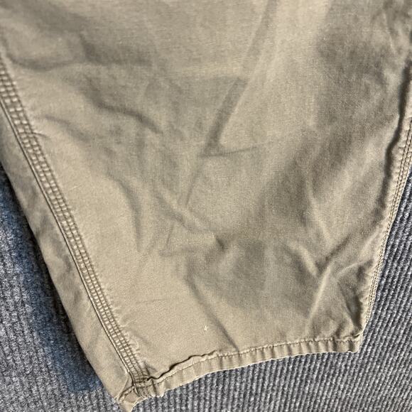 Carhartt Mens Dungaree Fit Carpenter Pants Size 44 Brown Rugged Work Wear Cotton - Picture 6 of 12